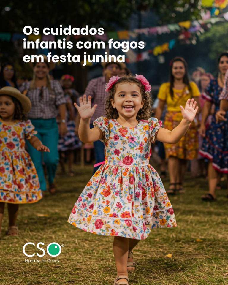 Os cuidados infantis com fogos em festa junina . Durante as festas juninas, é comum ver crianças encantadas com fogos de artifício e bombinhas.