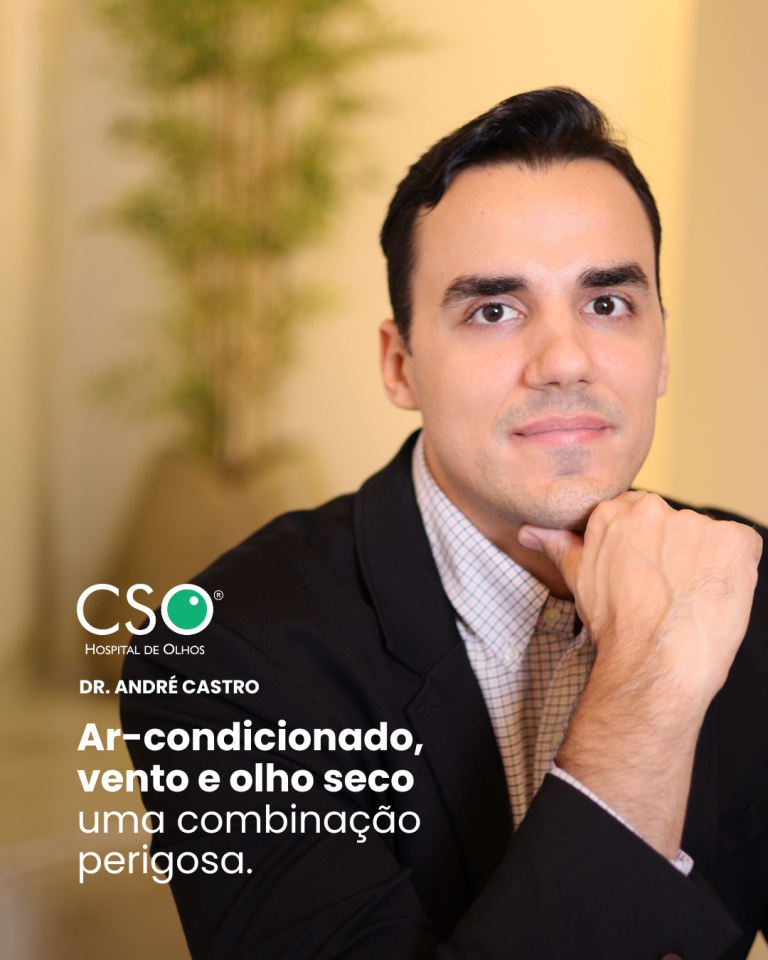 Ar-condicionado, vento e olho seco: uma combinação perigosa. Muita gente associa olho seco apenas ao uso de telas, mas o ambiente ao nosso redor tem um impacto direto na saúde ocular.