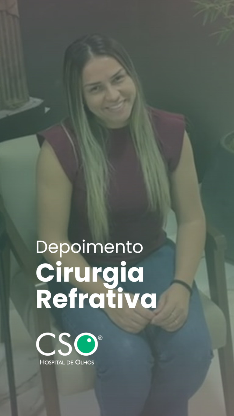 Depoimento Viviane. Liberdade e satisfação definem a experiência da Viviane (@viv.549) após a cirurgia refrativa realizada no CSO.