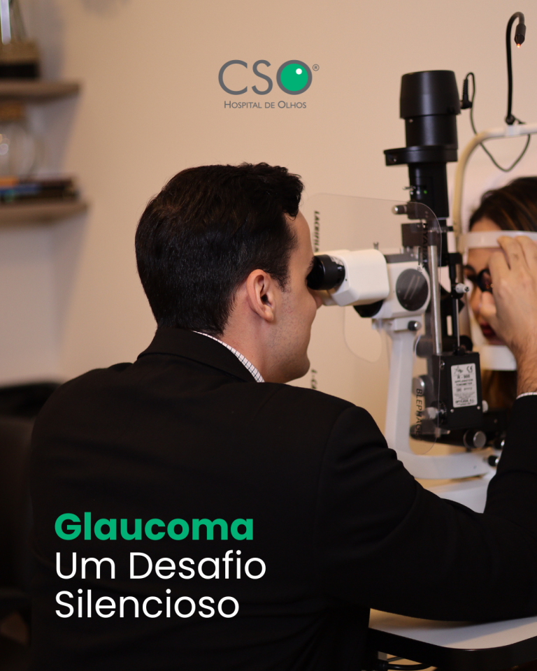 Glaucoma: Um Desafio Silencioso O glaucoma é uma condição que afeta o nervo óptico e pode evoluir de forma silenciosa. Prevenção ocular