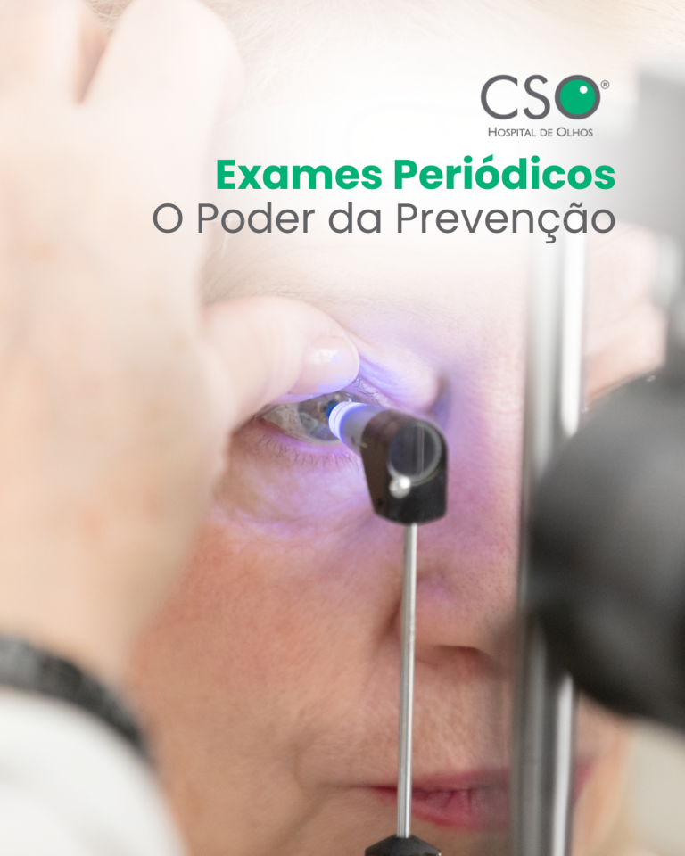Exames Periódicos: O Poder da Prevenção Muitas doenças oculares evoluem de forma silenciosa e só são percebidas em fases avançadas.