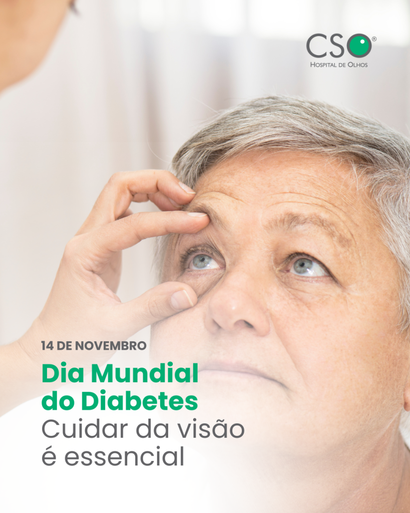 Dia Mundial do Diabetes – Cuidar da visão é essencial O Dia Mundial do Diabetes nos lembra da importância de um cuidado integral com a saúde.