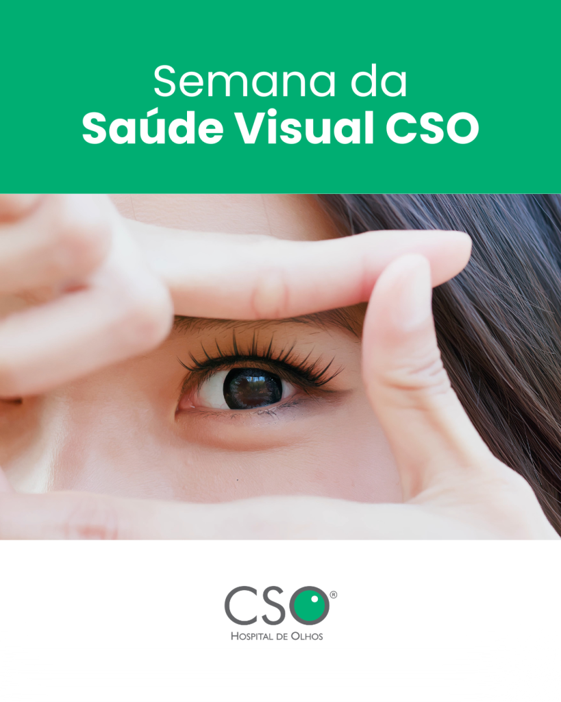 Semana da Saúde Visual CSO. O fim de ano é corrido, mas cuidar da visão é essencial para aproveitar cada momento com mais qualidade e bem-estar.