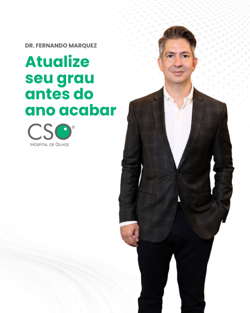 Atualize seu grau antes do ano acabar. O fim de ano é um ótimo momento para revisar sua prescrição de óculos ou lentes de contato e a sua elegibilidade para uma cirurgia refrativa.