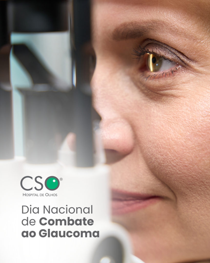 Dia Nacional de Combate ao Glaucoma. Cuidar da visão é um compromisso com o futuro. Aproveite esta data para colocar seus exames em dia e proteger sua saúde ocular.