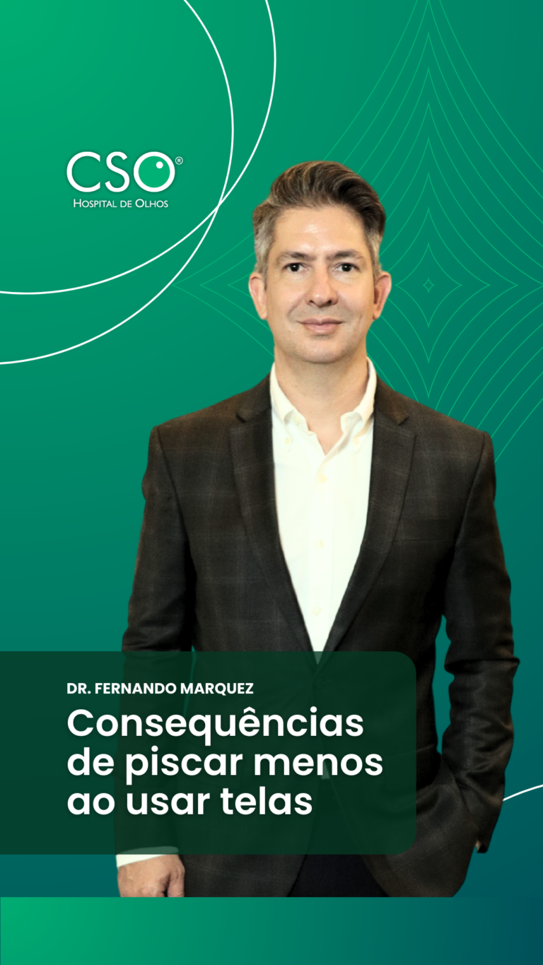 Consequências de piscar menos ao usar telas O uso prolongado de telas altera um comportamento automático do corpo: o piscar.