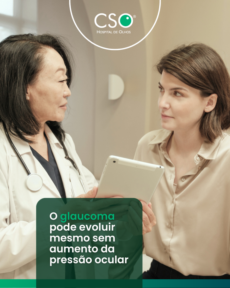 O glaucoma pode evoluir mesmo sem aumento da pressão ocular. Quando se fala em glaucoma, muitas pessoas associam automaticamente a doença ao aumento da pressão intraocular.