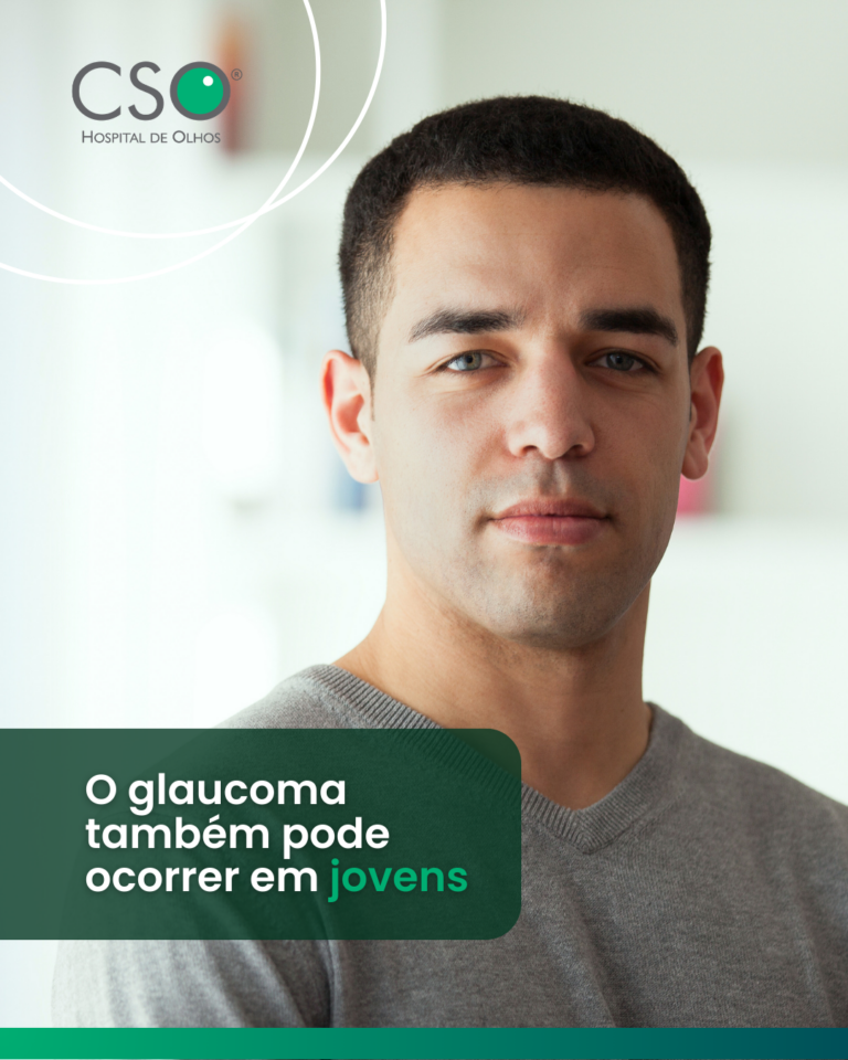 O glaucoma também pode ocorrer em jovens. Embora seja mais frequente após os 40 anos, o glaucoma não é uma condição exclusiva da terceira idade.