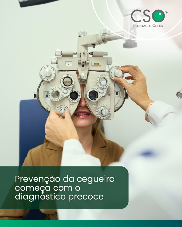 Prevenção da cegueira começa com o diagnóstico precoce. No CSO, unimos tecnologia avançada, equipe especializada e atendimento humanizado para acompanhar cada paciente com precisão e segurança.