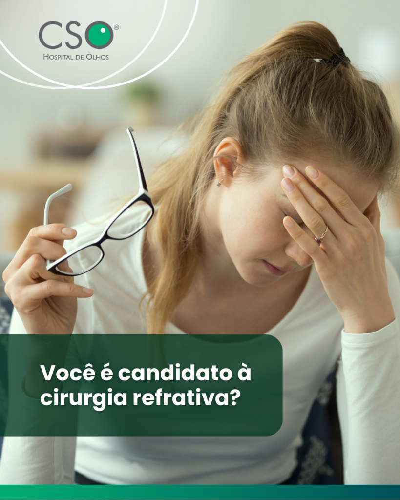 Você é candidato à cirurgia refrativa? Informação e acompanhamento médico são essenciais para uma decisão segura.