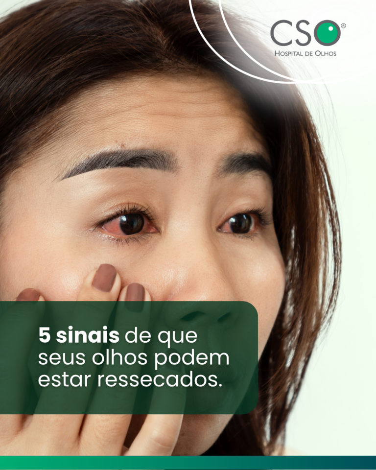 5 sinais de que seus olhos podem estar ressecados Quanto mais cedo o diagnóstico é realizado, maiores são as possibilidades de controlar os sintomas e preservar o conforto visual.