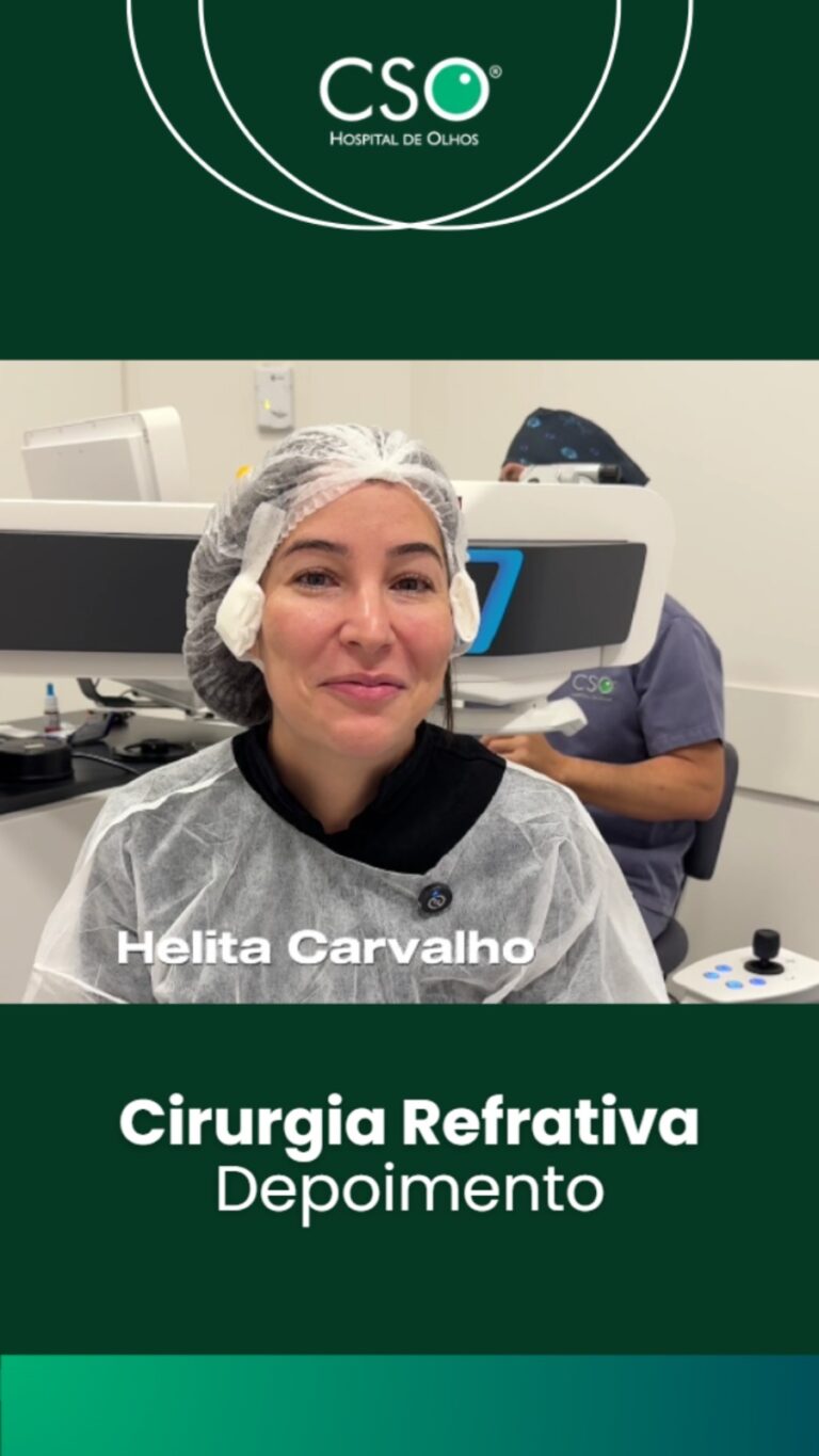 Depoimento Helita. Cada paciente é único — e a indicação para a cirurgia refrativa também. Antes de definir o tratamento mais adequado, é fundamental realizar uma avaliação criteriosa.