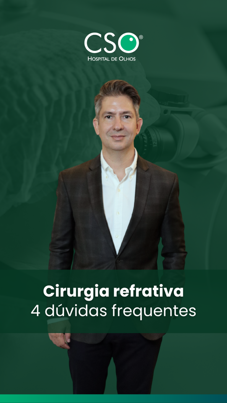 Cirurgia refrativa: 4 dúvidas frequentes . No CSO Hospital de Olhos, essa avaliação é feita com exames específicos para determinar a técnica mais adequada para cada situação.