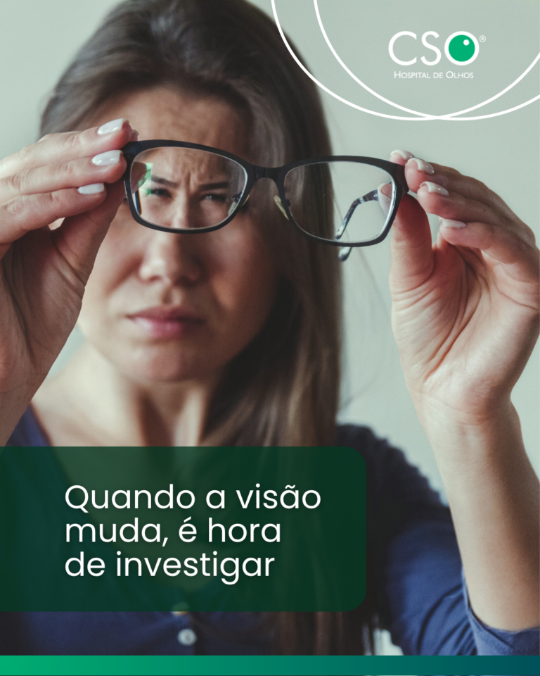 Quando a visão muda, é hora de investigar. Visão embaçada, dificuldade para enxergar à noite, sensibilidade à luz ou mudanças frequentes no grau podem ter diferentes causas.