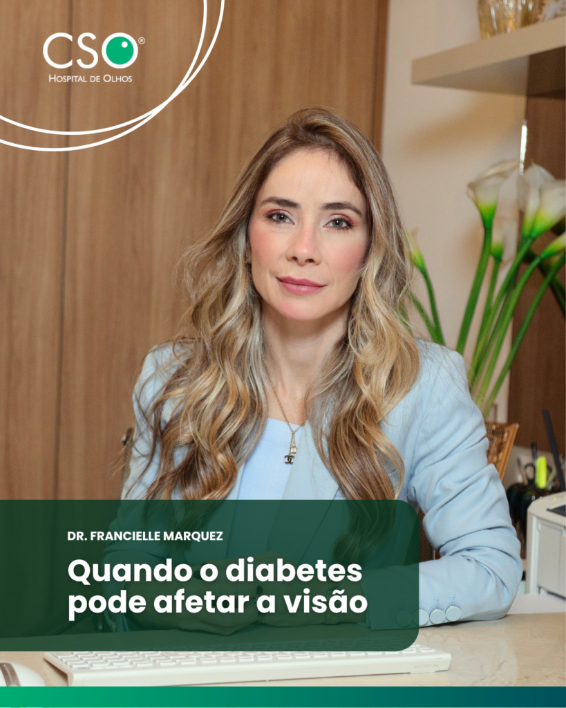 Quando o diabetes pode afetar a visão A retina é uma estrutura fundamental para a visão e pode ser afetada por diferentes doenças.