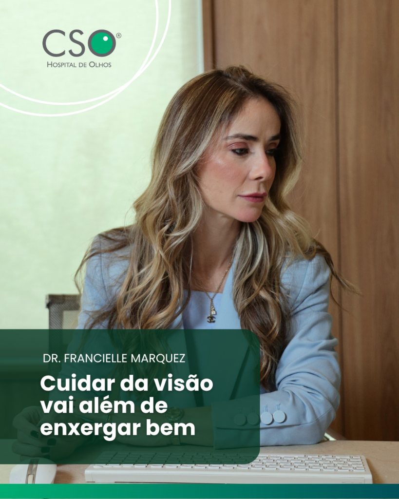 Cuidar da visão vai além de enxergar bem Ter uma visão aparentemente boa não significa necessariamente que toda a saúde ocular esteja em dia.
