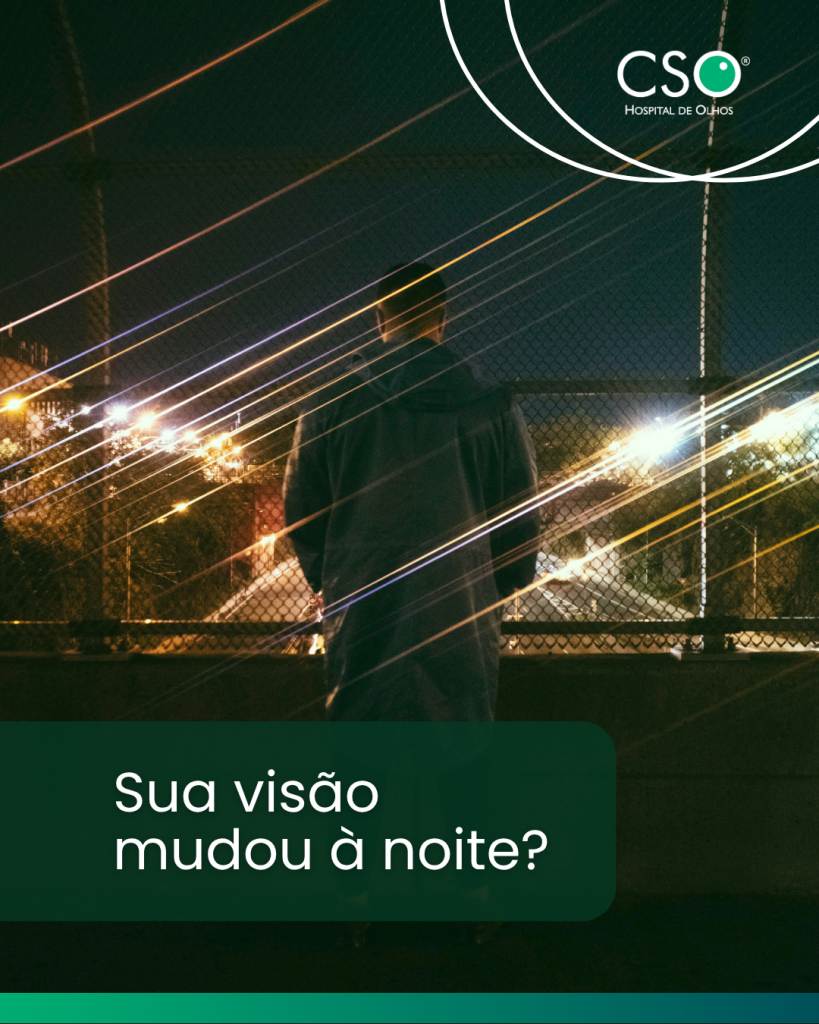 Sua visão mudou à noite? Uma consulta oftalmológica ajuda a identificar a origem do problema e definir o tratamento adequado.
