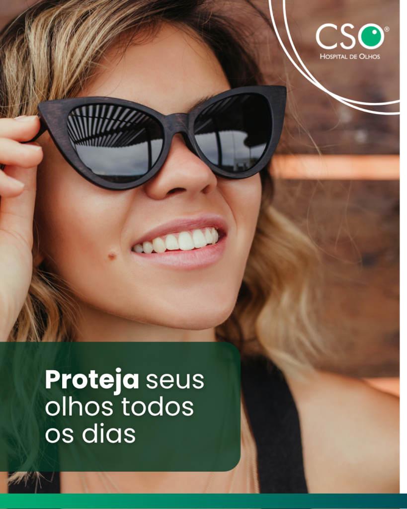 Proteja seus olhos todos os dias . Cuidar da saúde ocular também está nos pequenos hábitos do dia a dia.