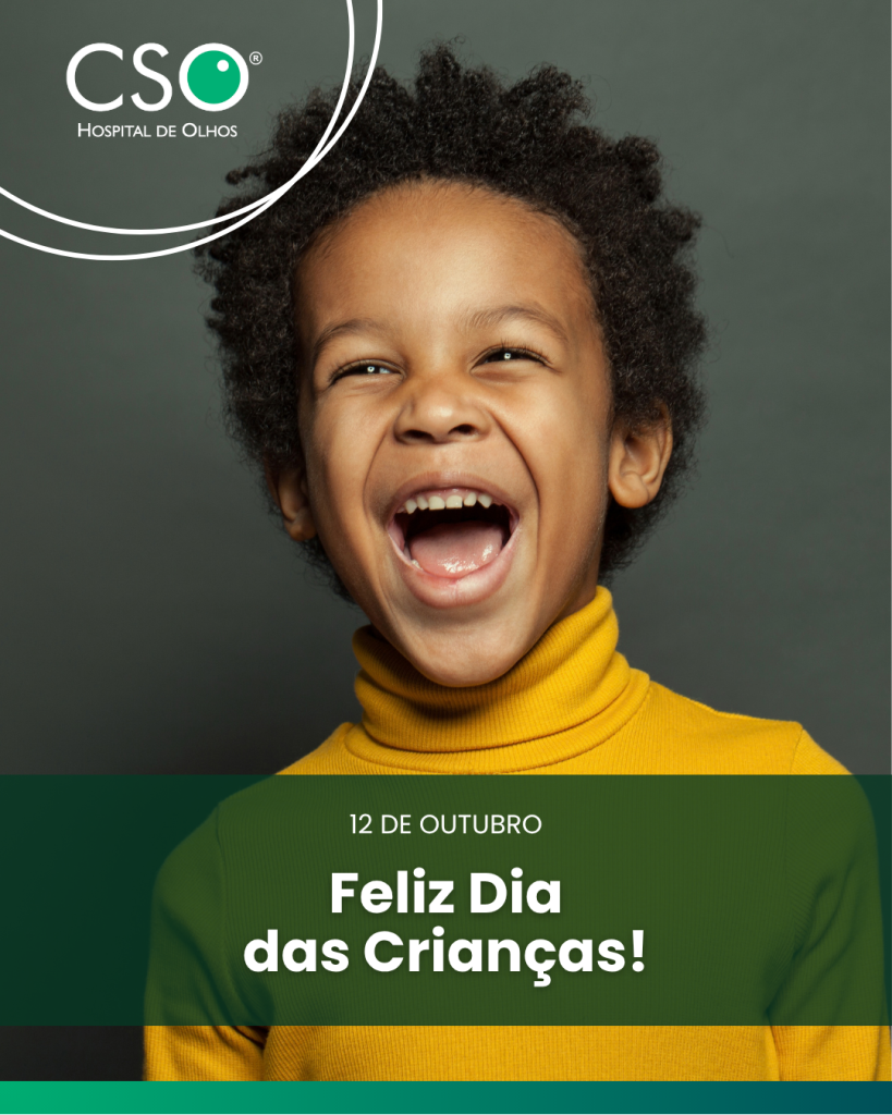 Feliz Dia das Crianças! A infância é um período de descobertas, aprendizado e desenvolvimento, e a visão tem um papel fundamental em cada uma dessas etapas.